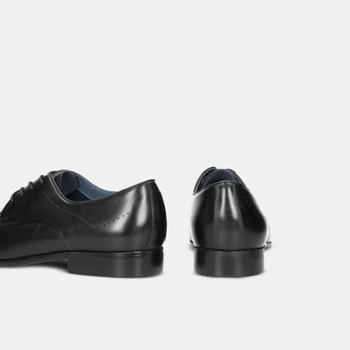 Bata derby homme cuir à lacets ville noir