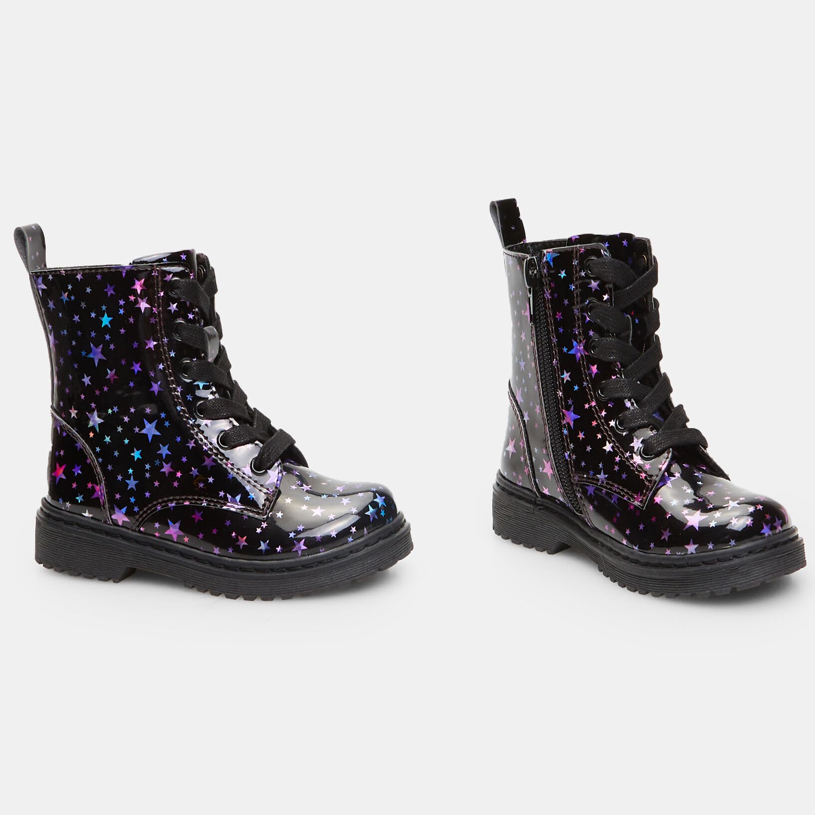 Bata Bottes fille vernies étoiles pluie