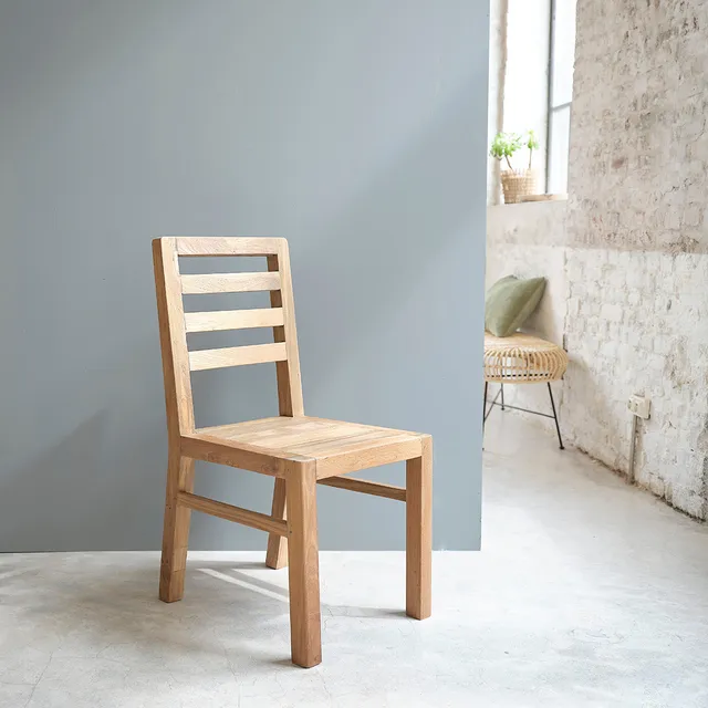 Berah Getah Cargo chaise teck recyclé massif