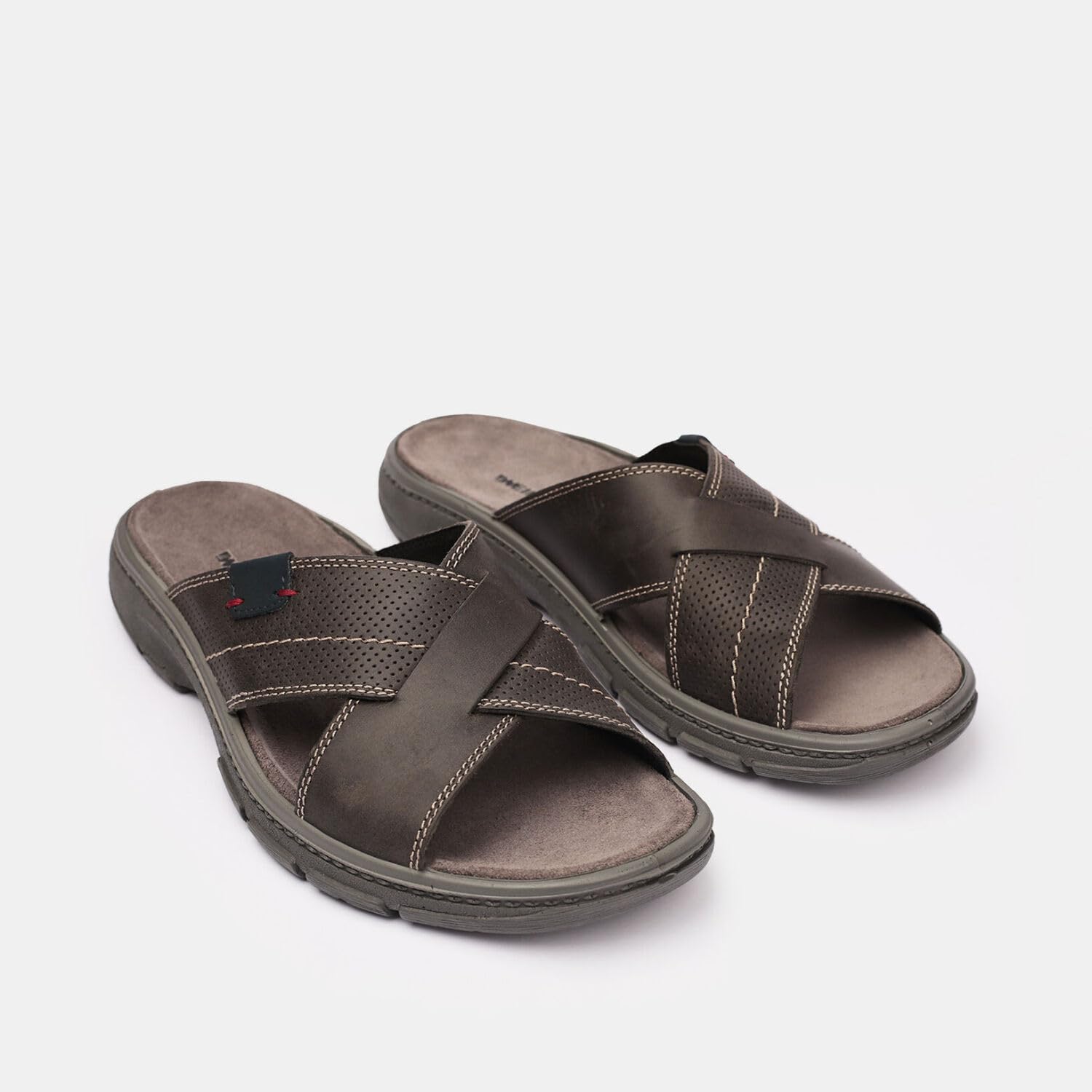Weinbrenner mules homme cuir confort