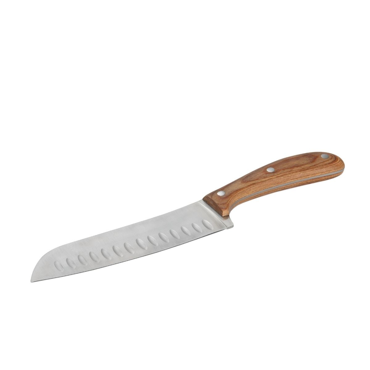 Andrea House Set 2 couteaux santoku manche acacia cuisine