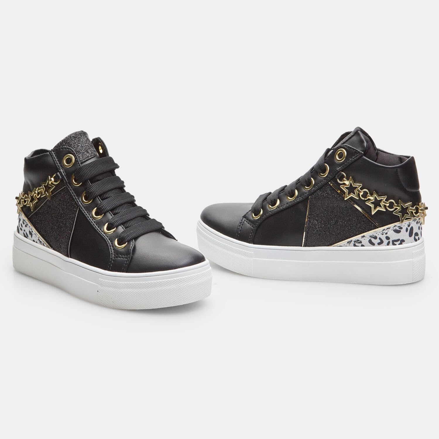 Bata Sneakers montantes fille chaine etoile baskets ville