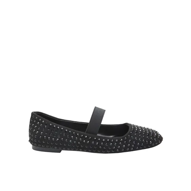 Bata Ballerines Mary Jane strass tissu femme