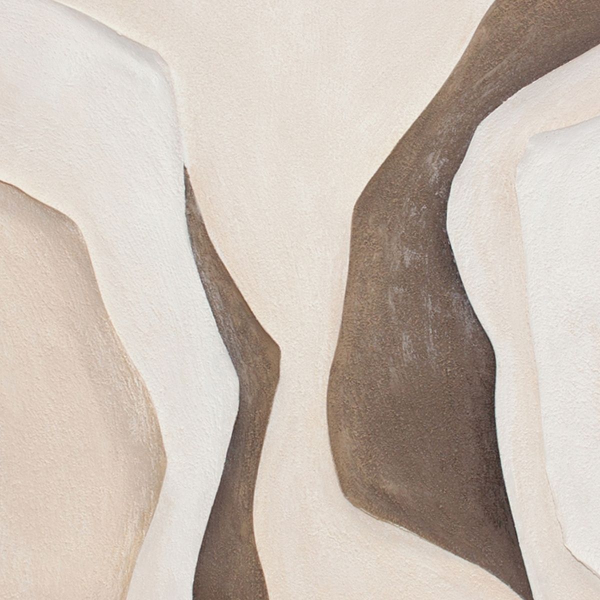 Andrea House Gobi tableau abstrait beige 80x100 cm