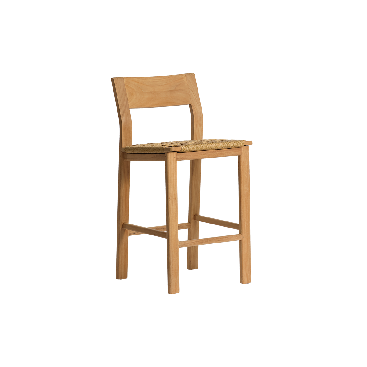 Berah Getah Piana chaise de bar jardin teck premium rotin