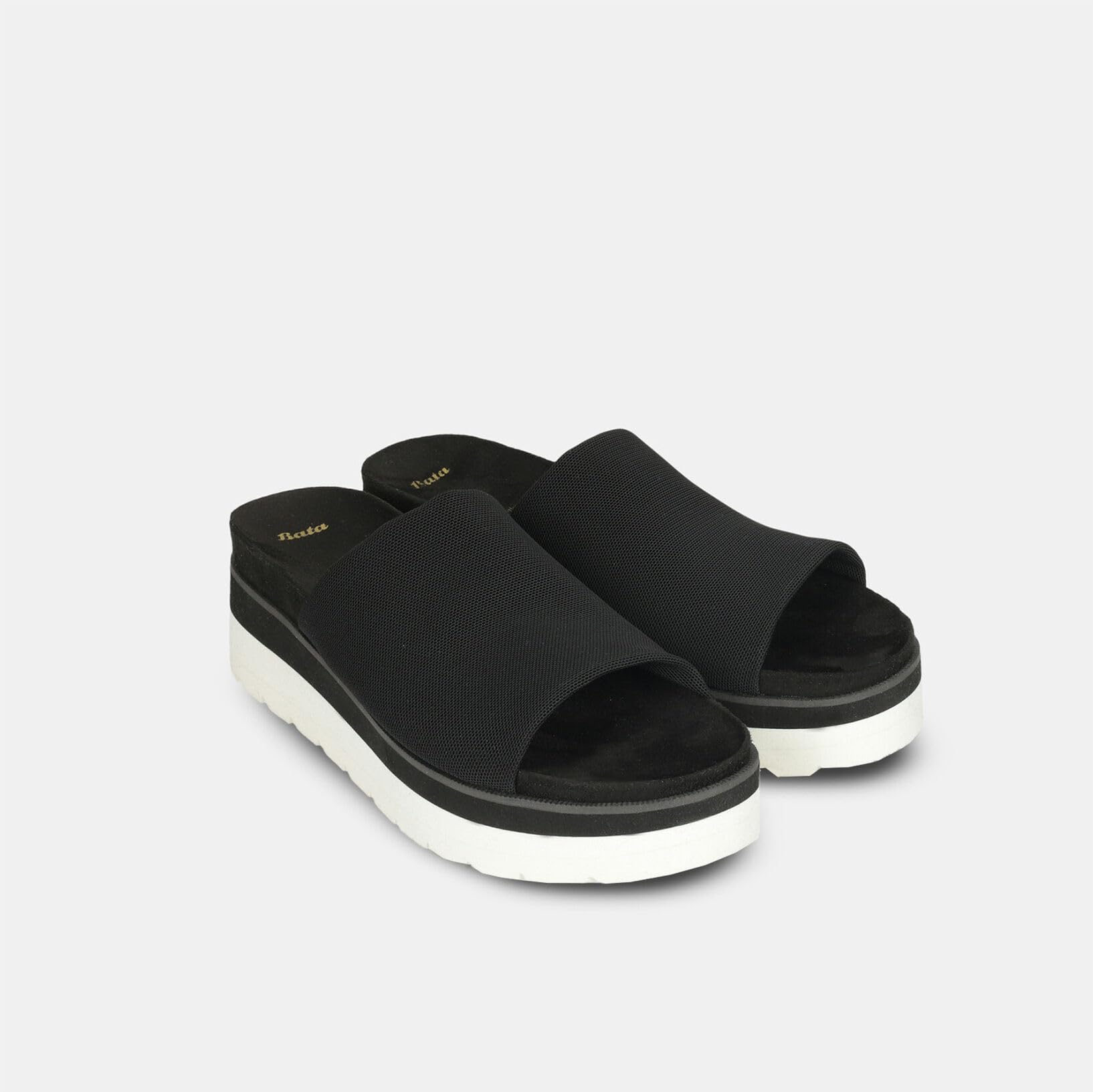 Bata Mules femme sandales plates sans talon