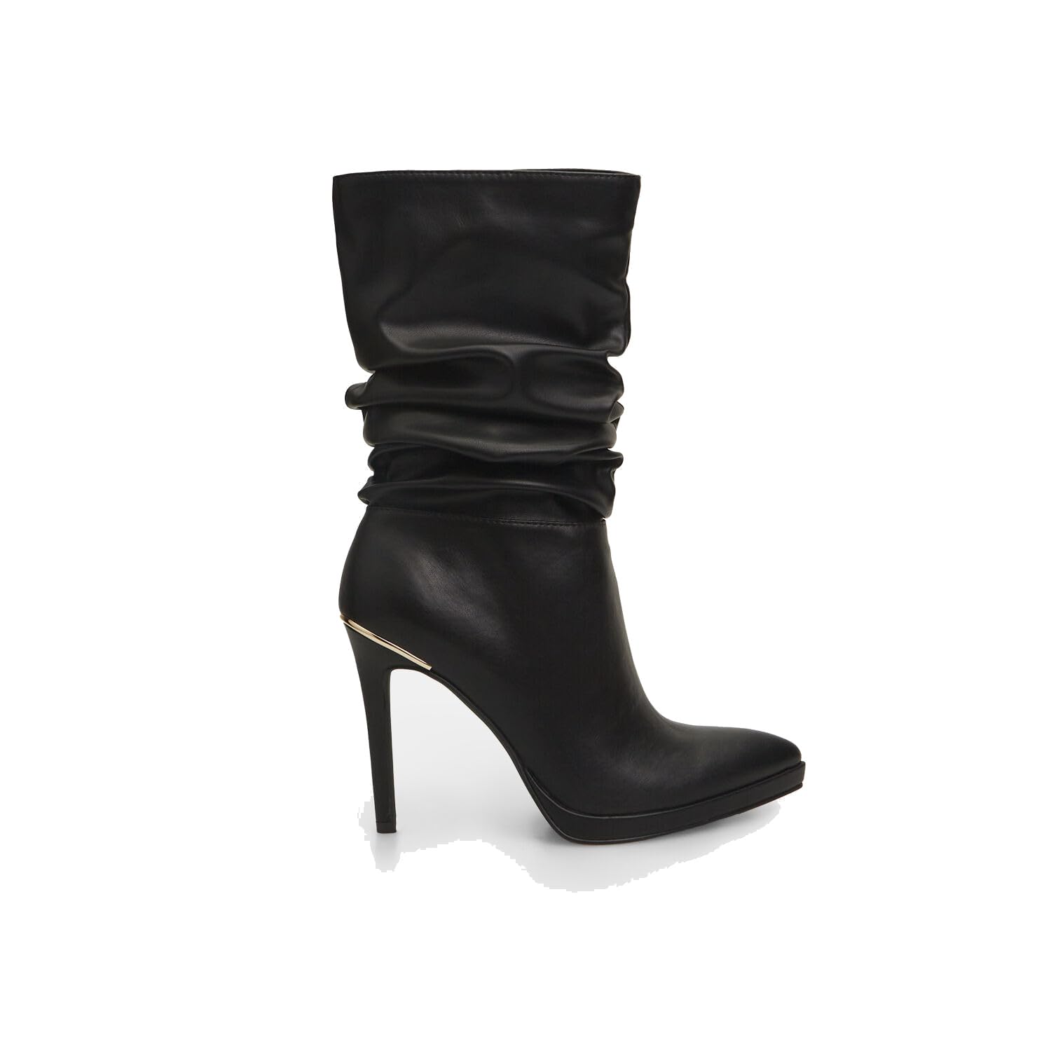 Bata Bottes femme bouclées talon aiguille soirée