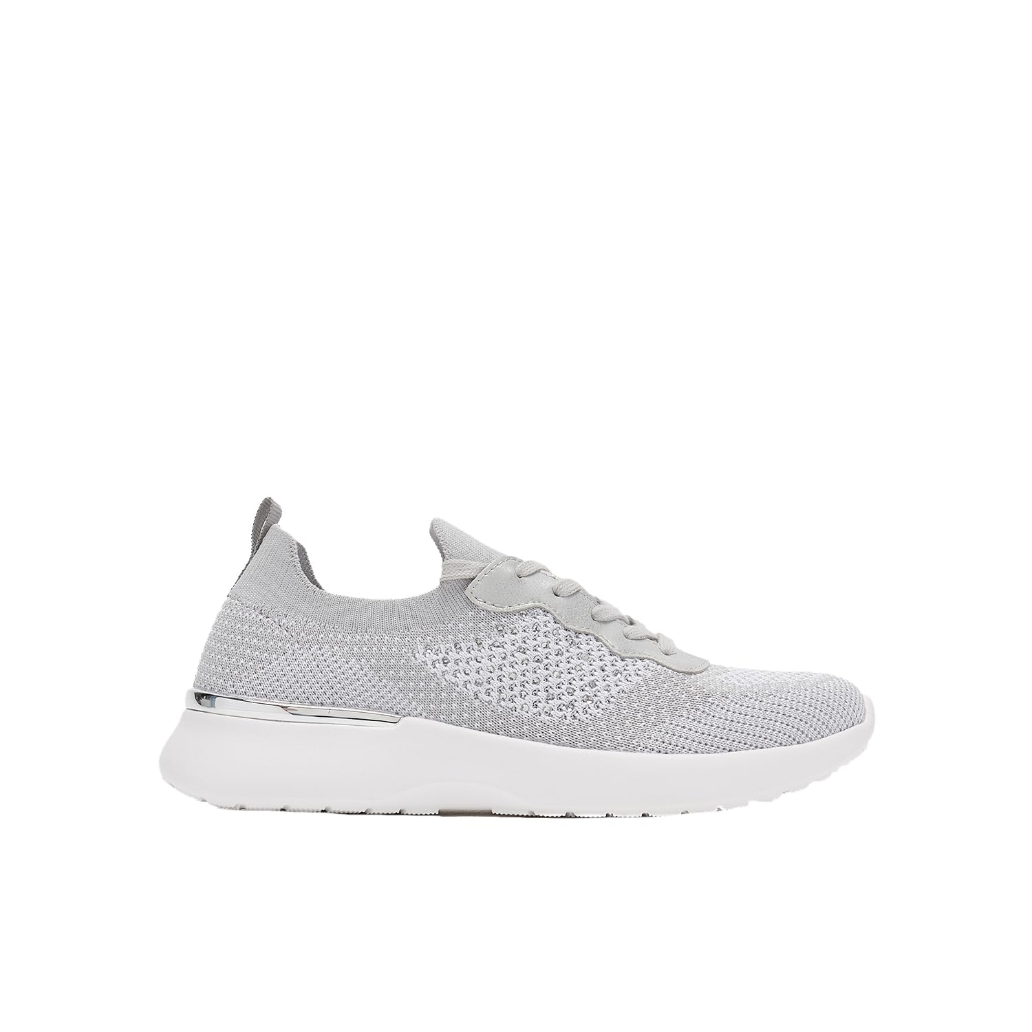Bata Tricot Ajouré Baskets à Lacets Plates Légères