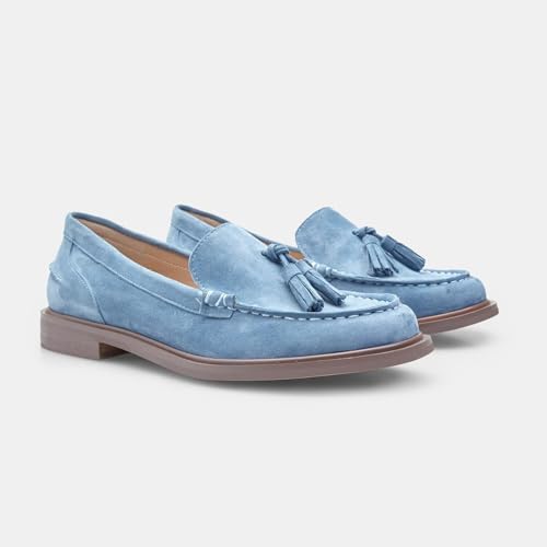 Bata Mocassins mocassin daim femme pompons