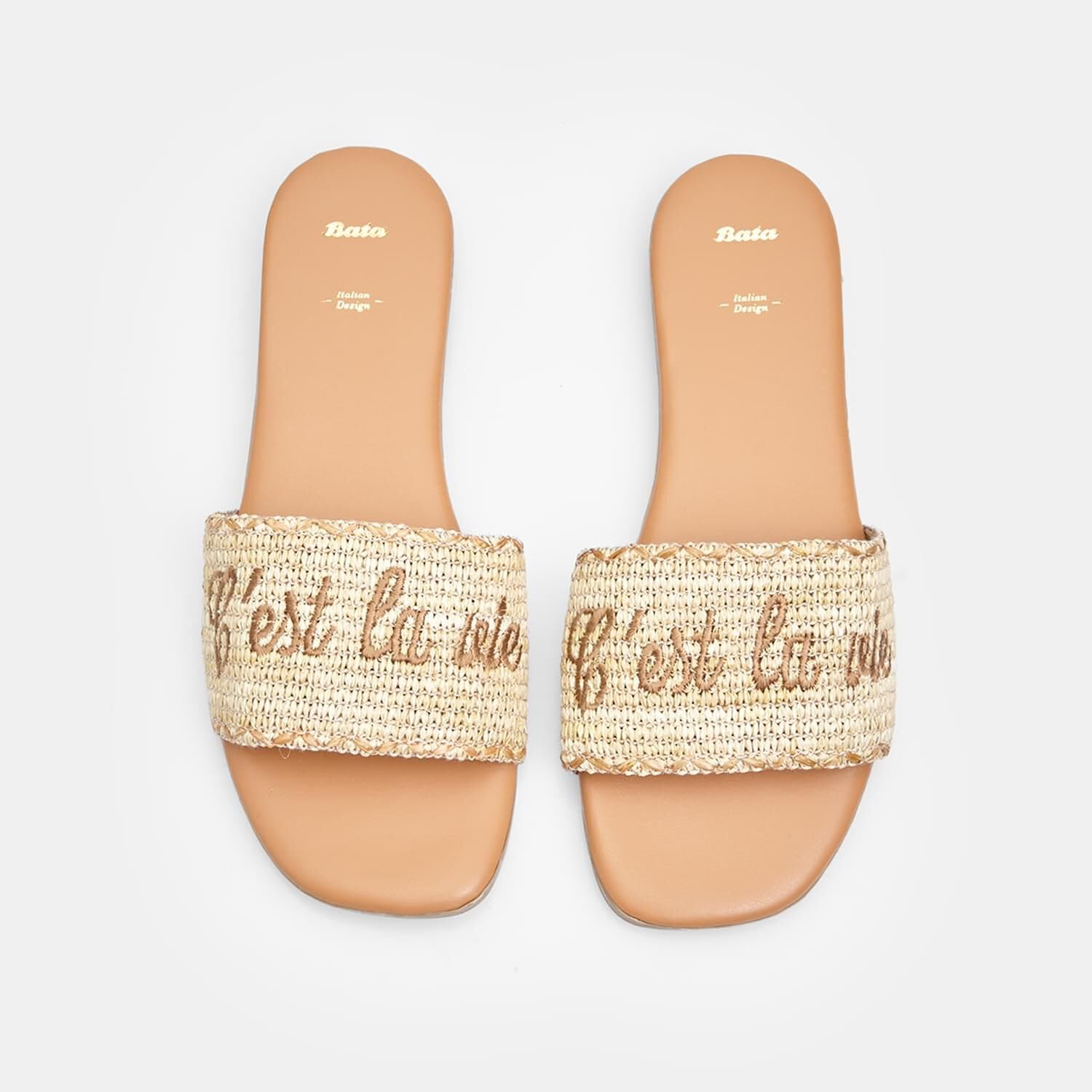 Bata Sandales Mules Femme plates confort