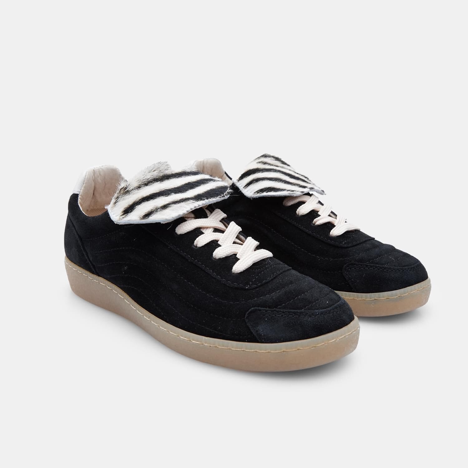 Bata Sneakers Femme Languette Noires Confort
