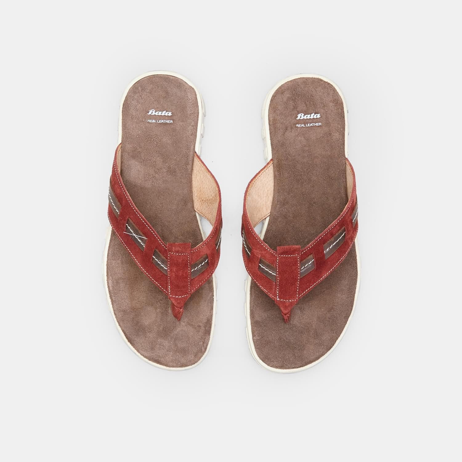 Bata Sandales homme mules suède élégantes confort