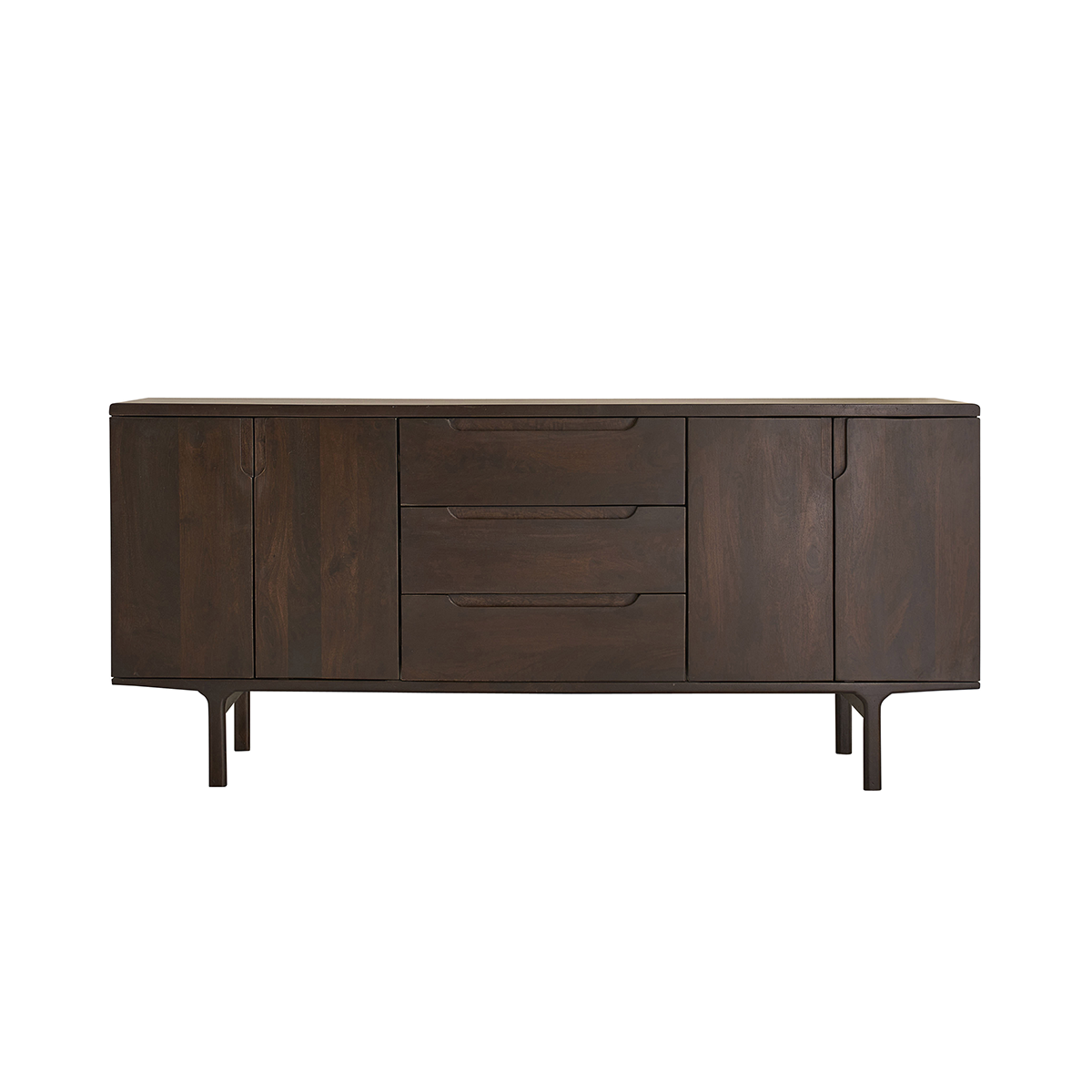 Berah Getah Lazare buffet manguier massif 180 cm brun