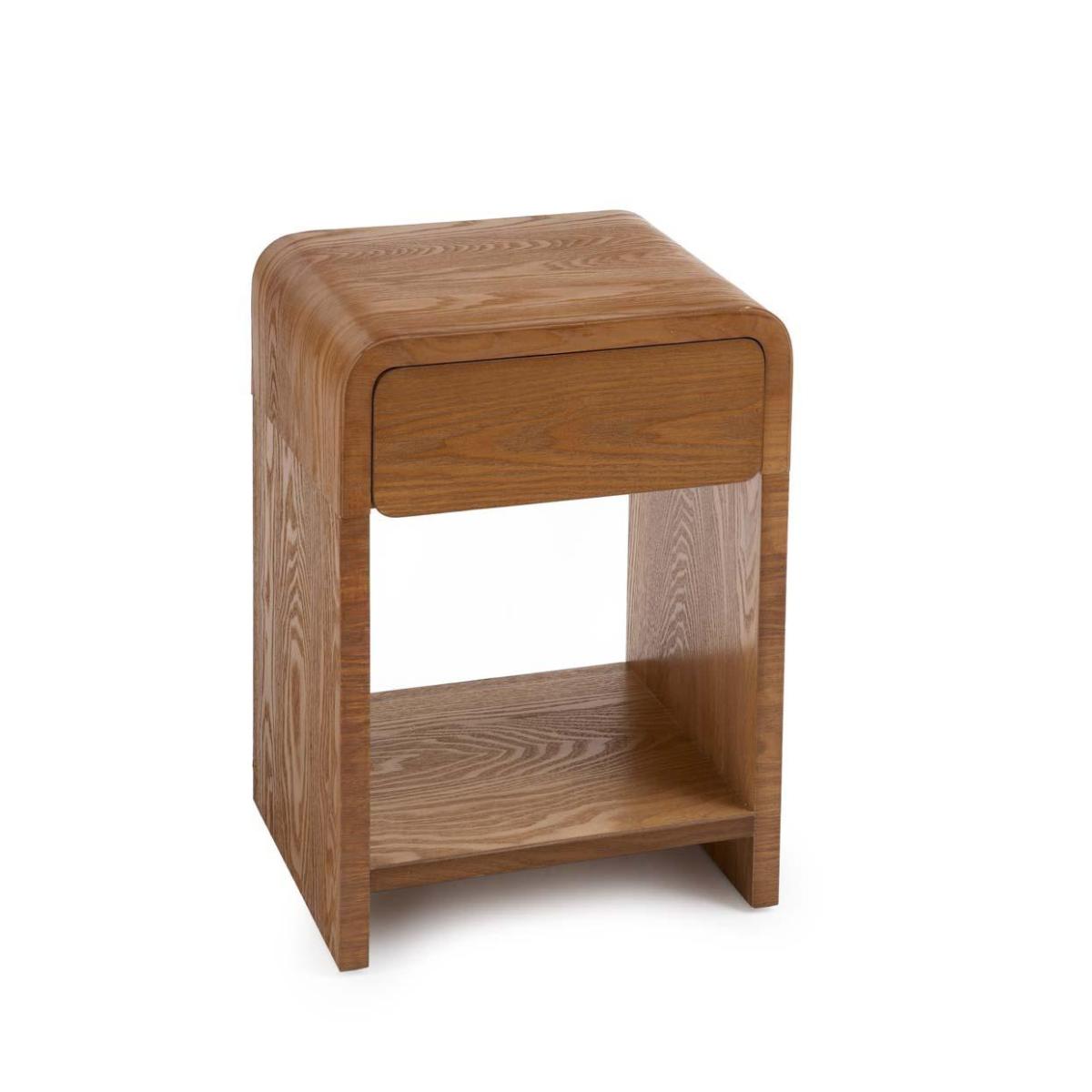 Andrea House MUEBLE table de nuit frêne foncé