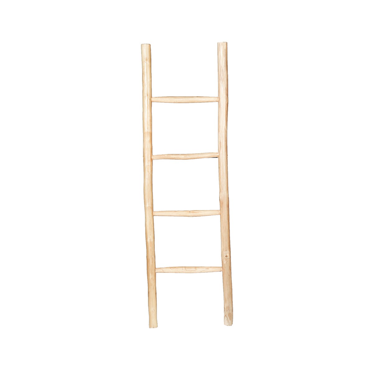 Berah Getah Clara échelle porte-serviettes teck 150 cm 4 niveaux