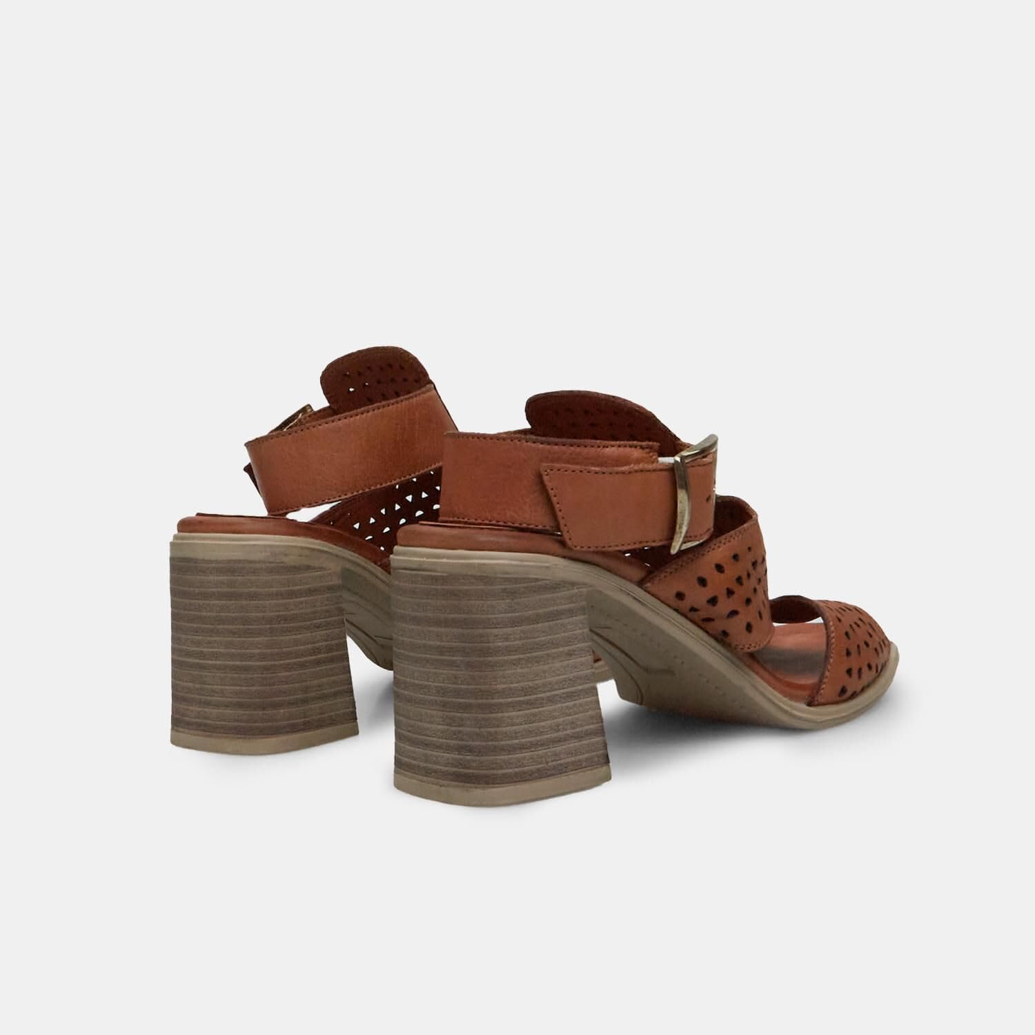 Bata Sandales femme cuir talon 7 cm soirée