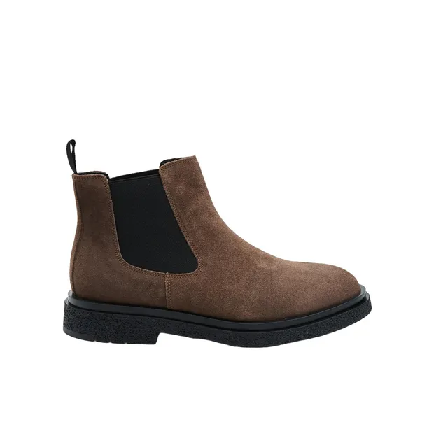 Bata Bottines boot homme daim taupe 40 EU élastiques