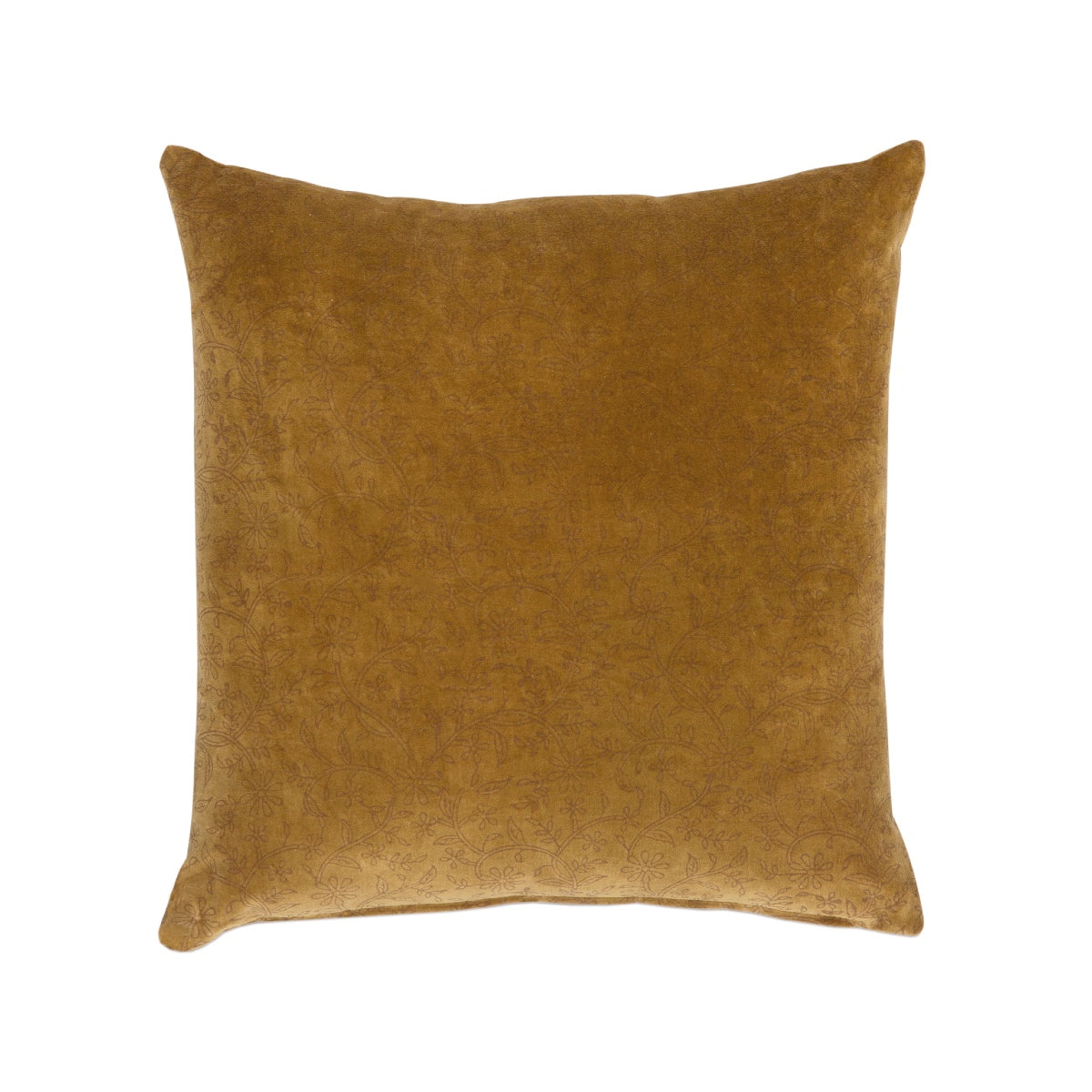 Andrea House Textil coussin canapé coton orange imprimé