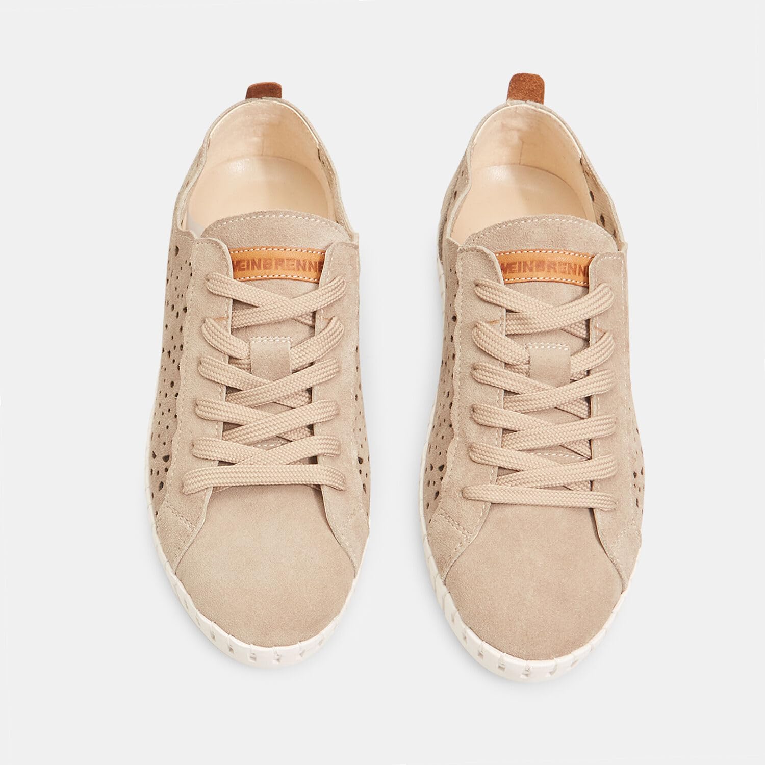 Bata Weinbrenner Sneakers femme cuir velours ajouré