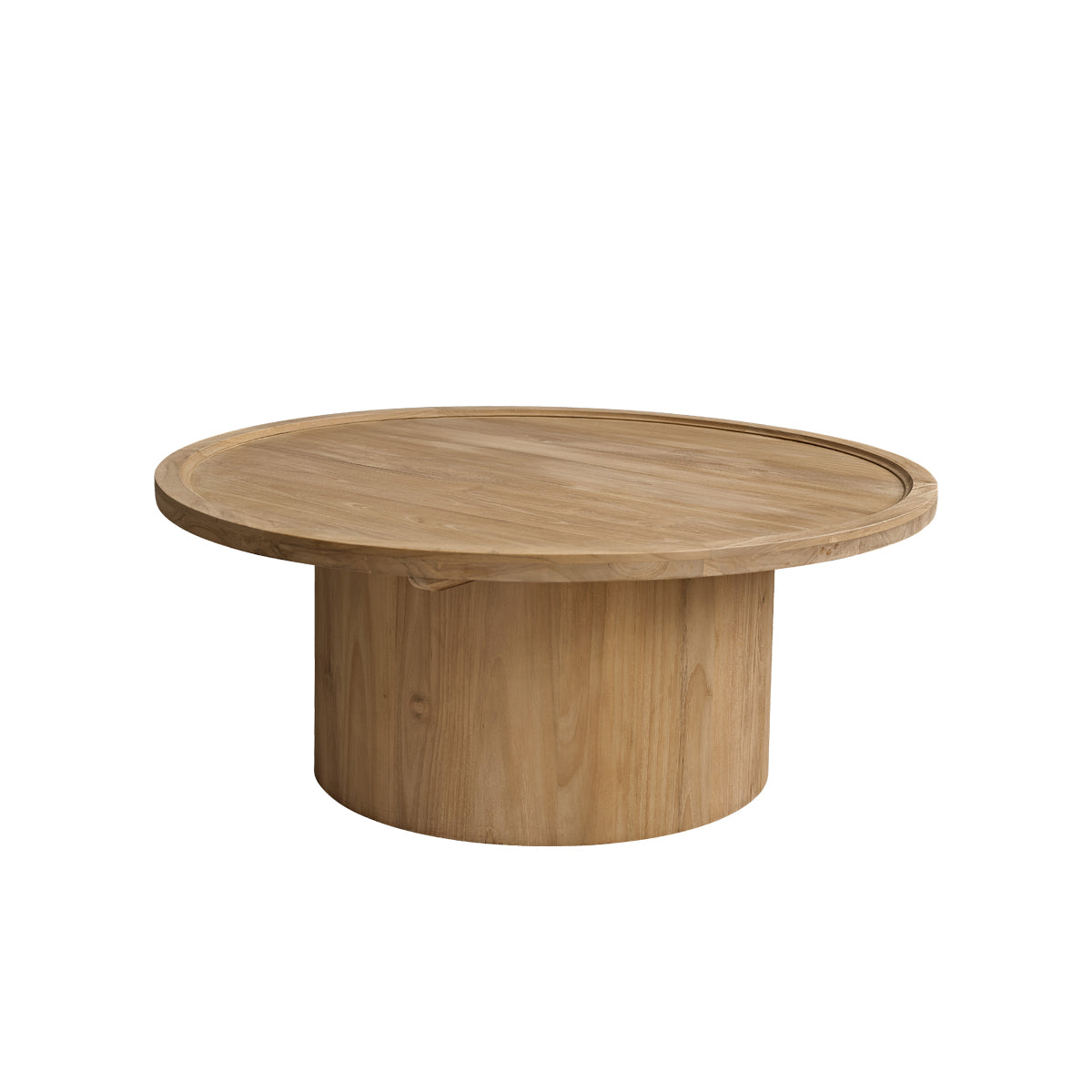 Berah Getah ALDO table basse ronde teck 100 cm