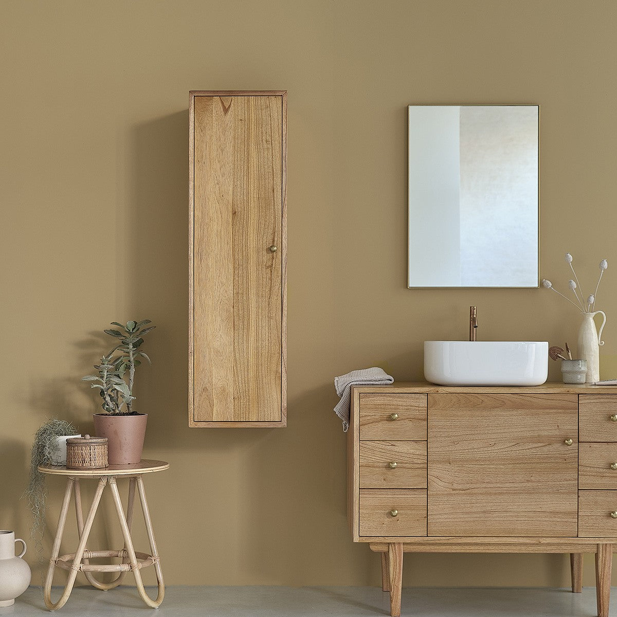 Berah Getah Fifties colonne salle de bain mindi 120 cm