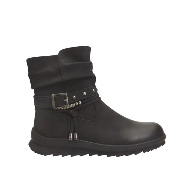 Bata Bottines femme sangle boucle ville hiver