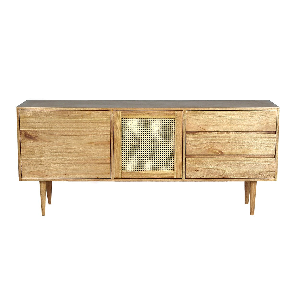 Berah Getah Hana commode mindi cannage 175 cm