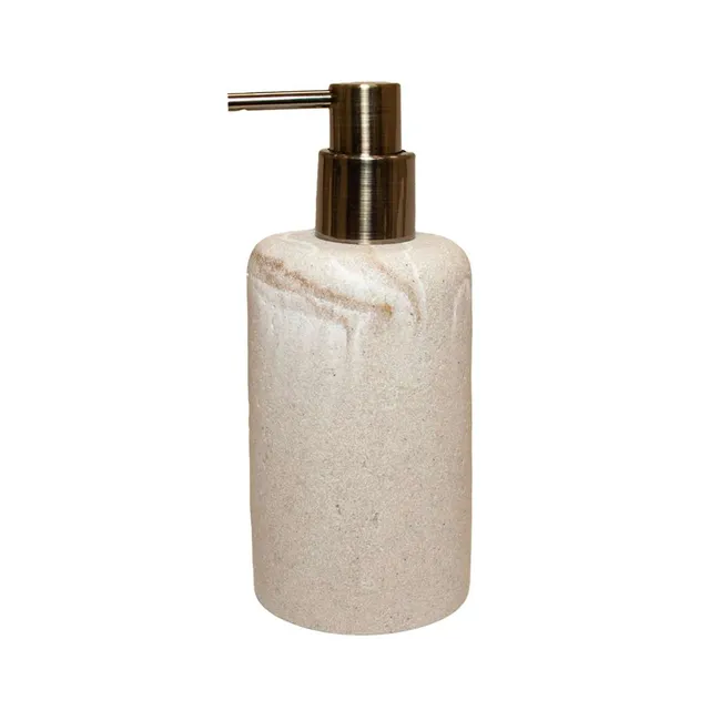 Andrea House Pearl distributeur savon beige