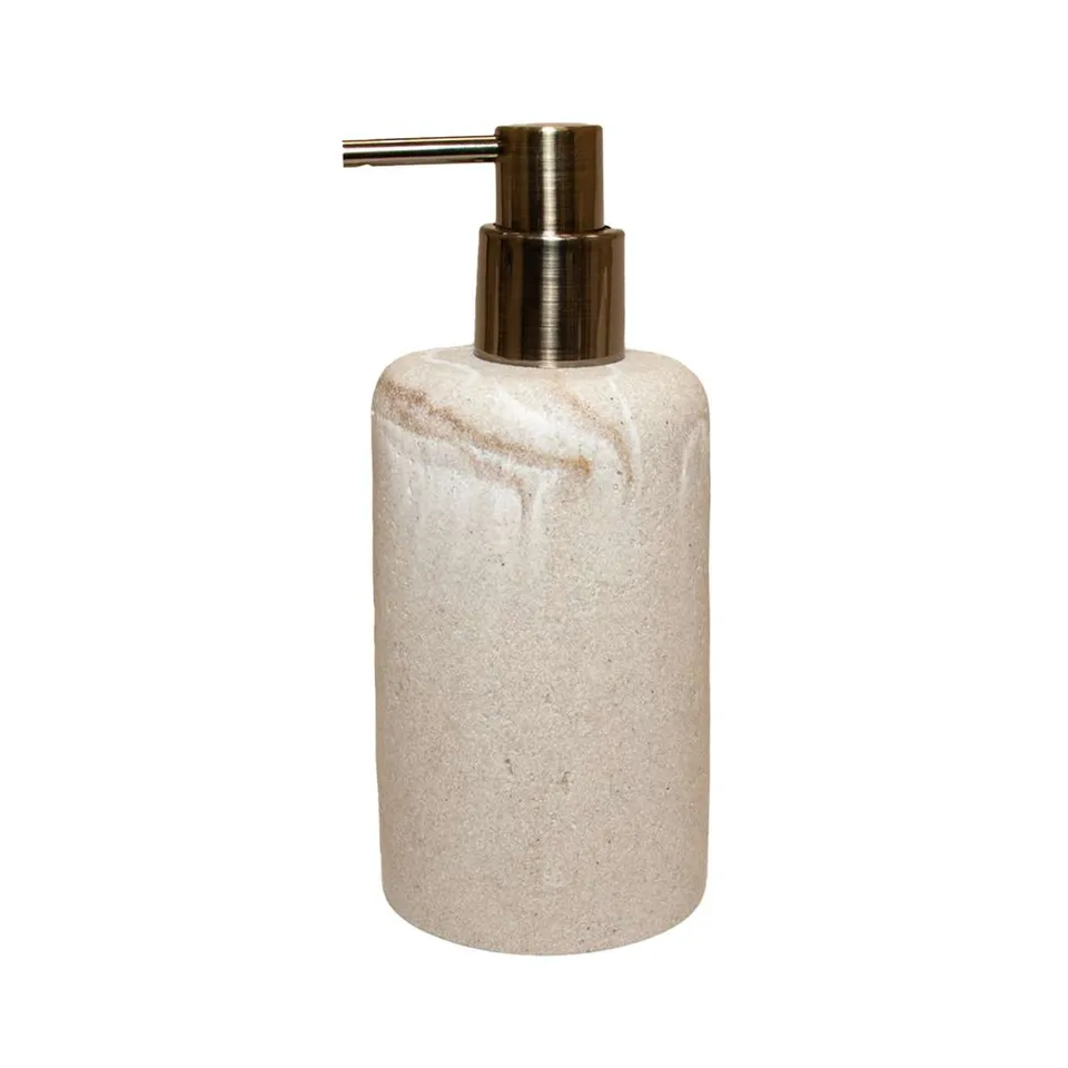 Andrea House Pearl distributeur savon beige
