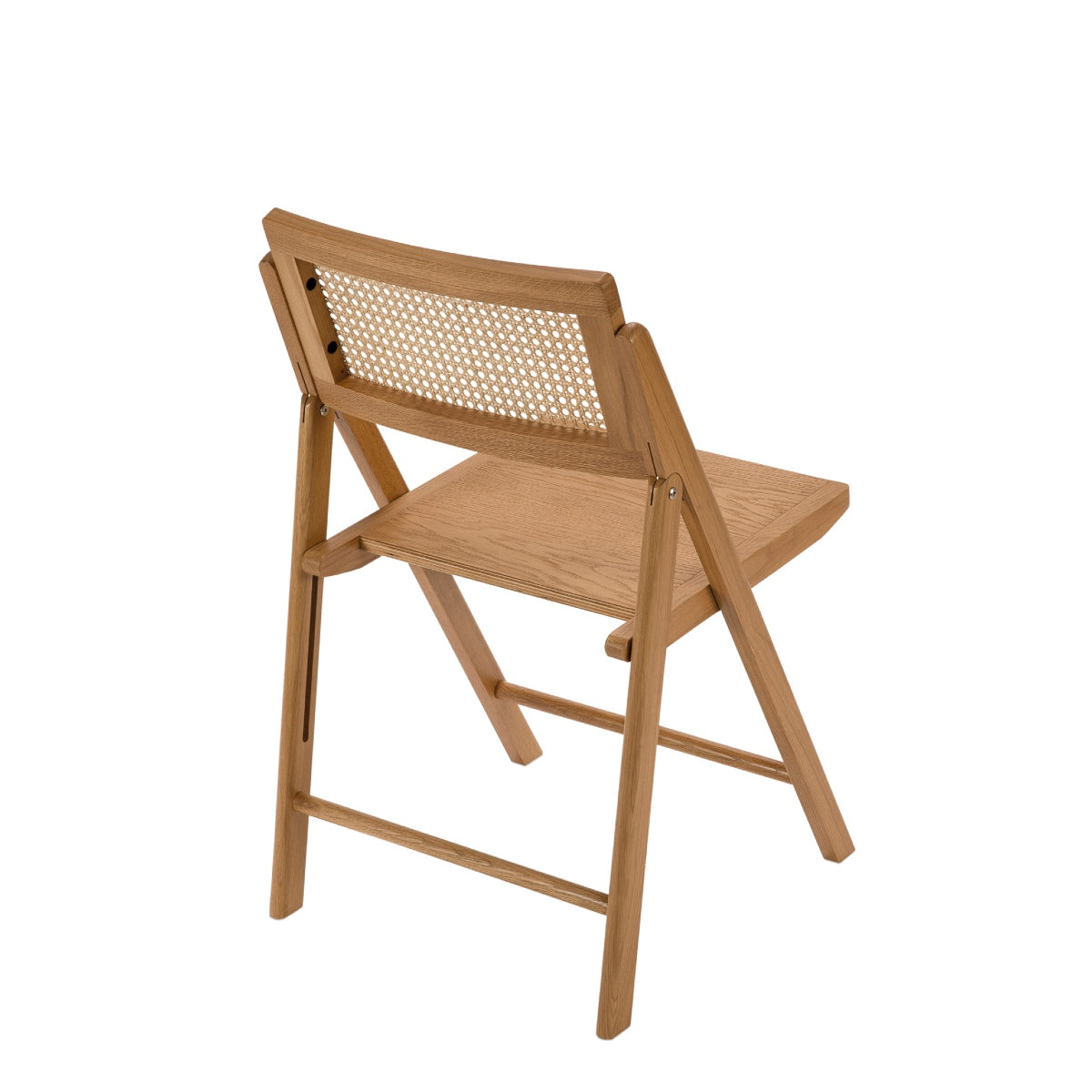 Andrea House Mueble chaise pliante chêne naturel