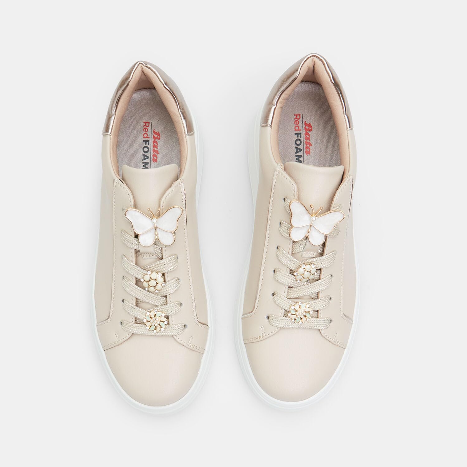 Bata Sneakers baskets plateforme femme 3 cm lacets