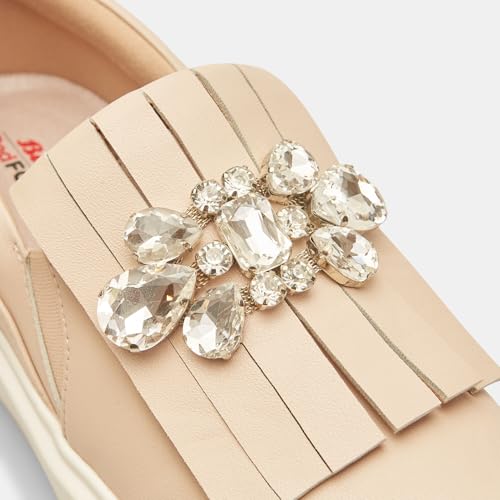 Bata Mocassins femme franges bijou chaussures plates