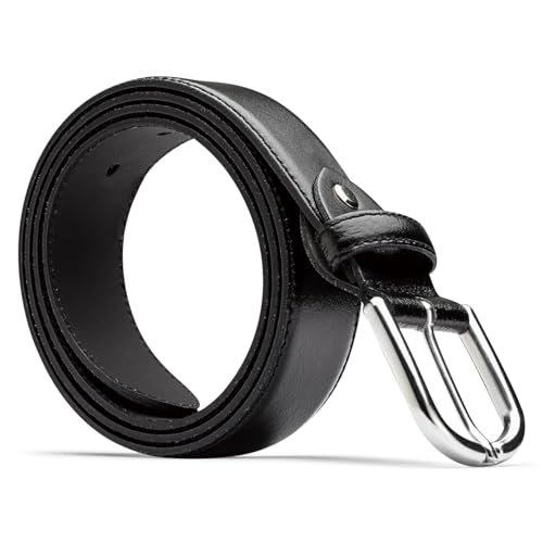 Bata Ceinture homme cuir noir surpiqûres