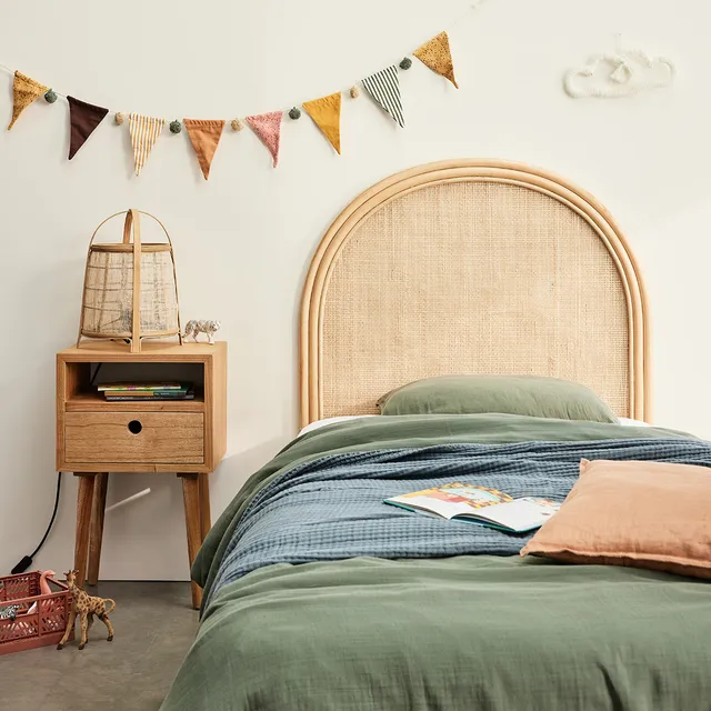 Berah Getah Jane tête de lit rotin cannage 90 cm