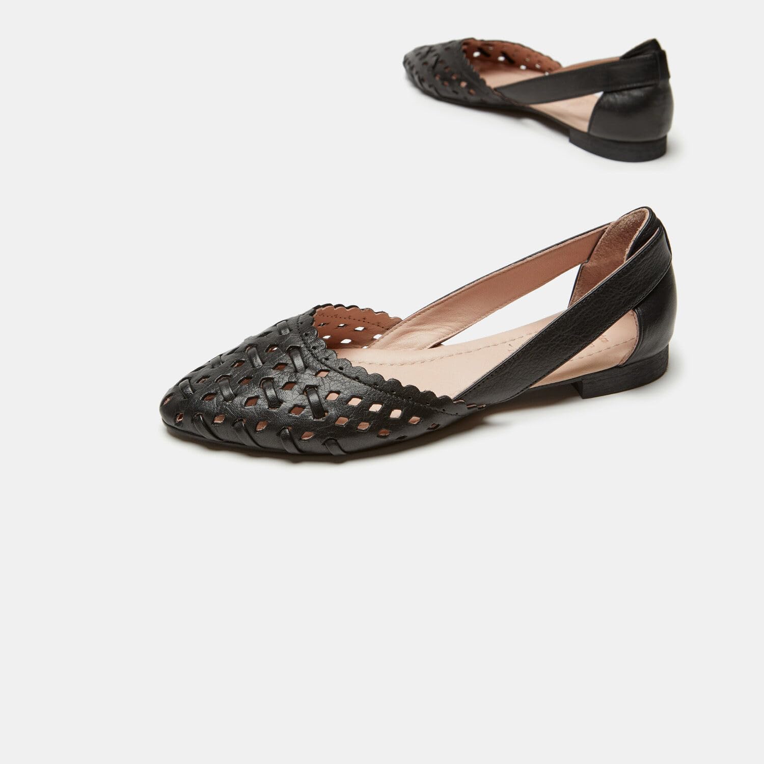 Bata Ballerines ballerines cuir femme plates noires