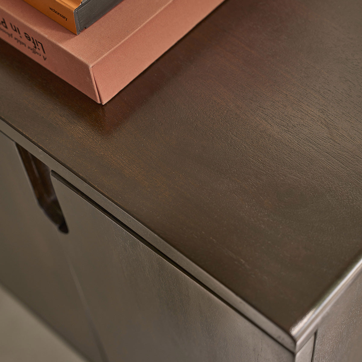 Berah Getah Lazare buffet manguier massif 180 cm brun