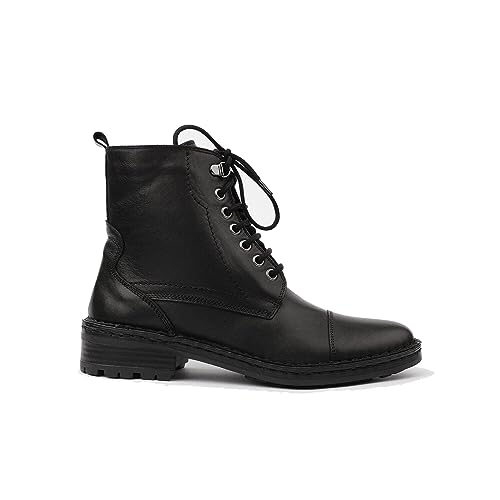 Bata Bottines à lacets femme cuir ville