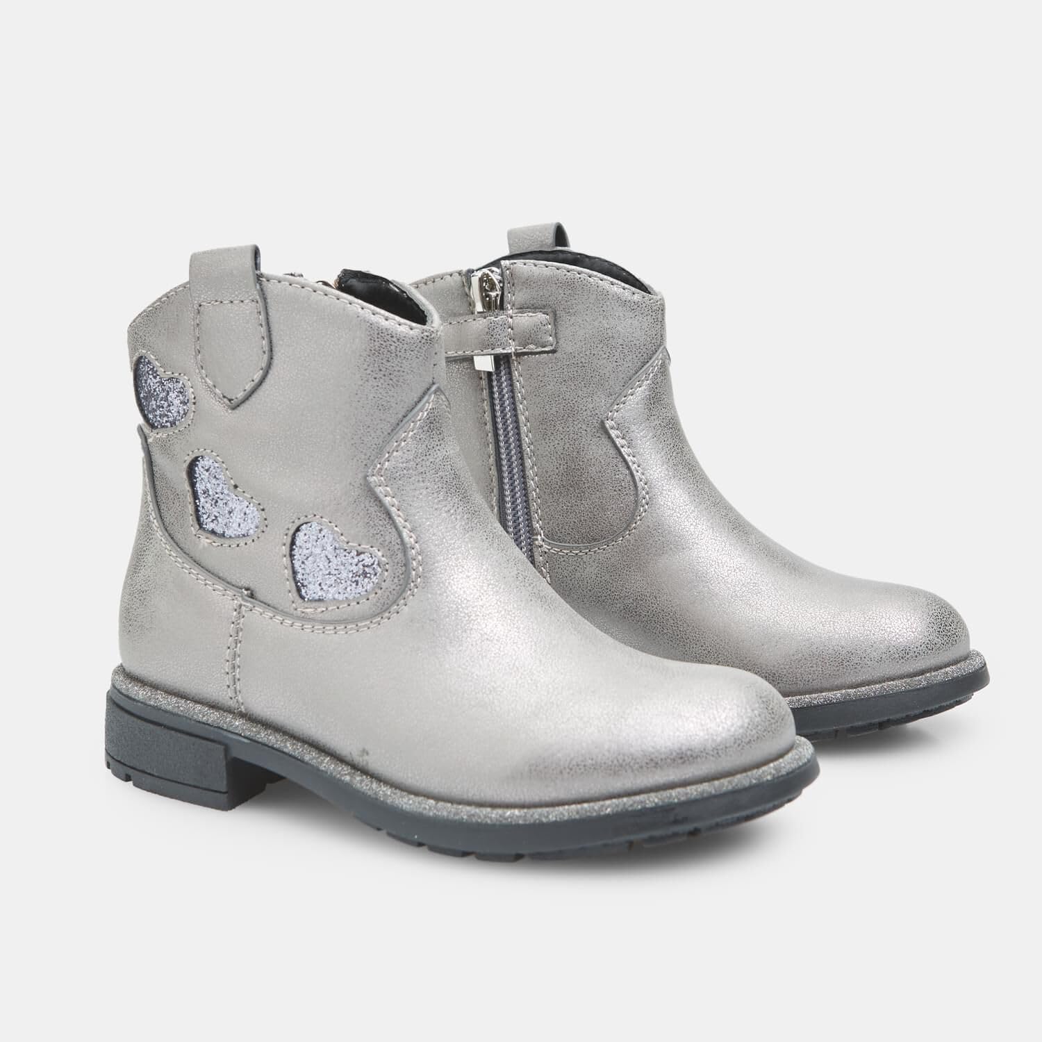 Bata Bubblegummers bottine fille cœurs lurex