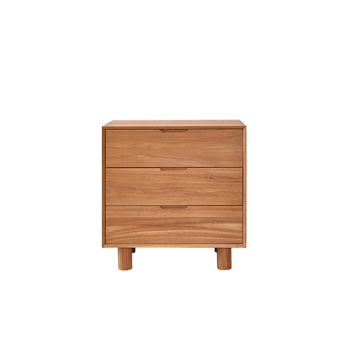 Berah Getah Gustave meuble salle de bain teck 80 cm 3 tiroirs