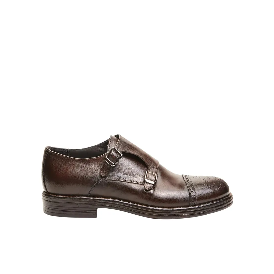 Bata Mocassins homme cuir à boucles