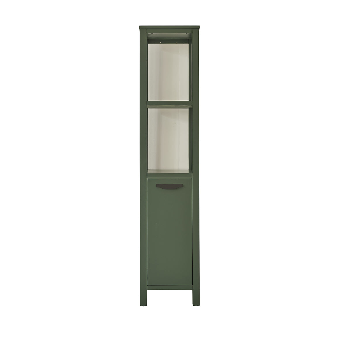Berah Getah Olivia colonne salle de bain verte 160 cm acacia
