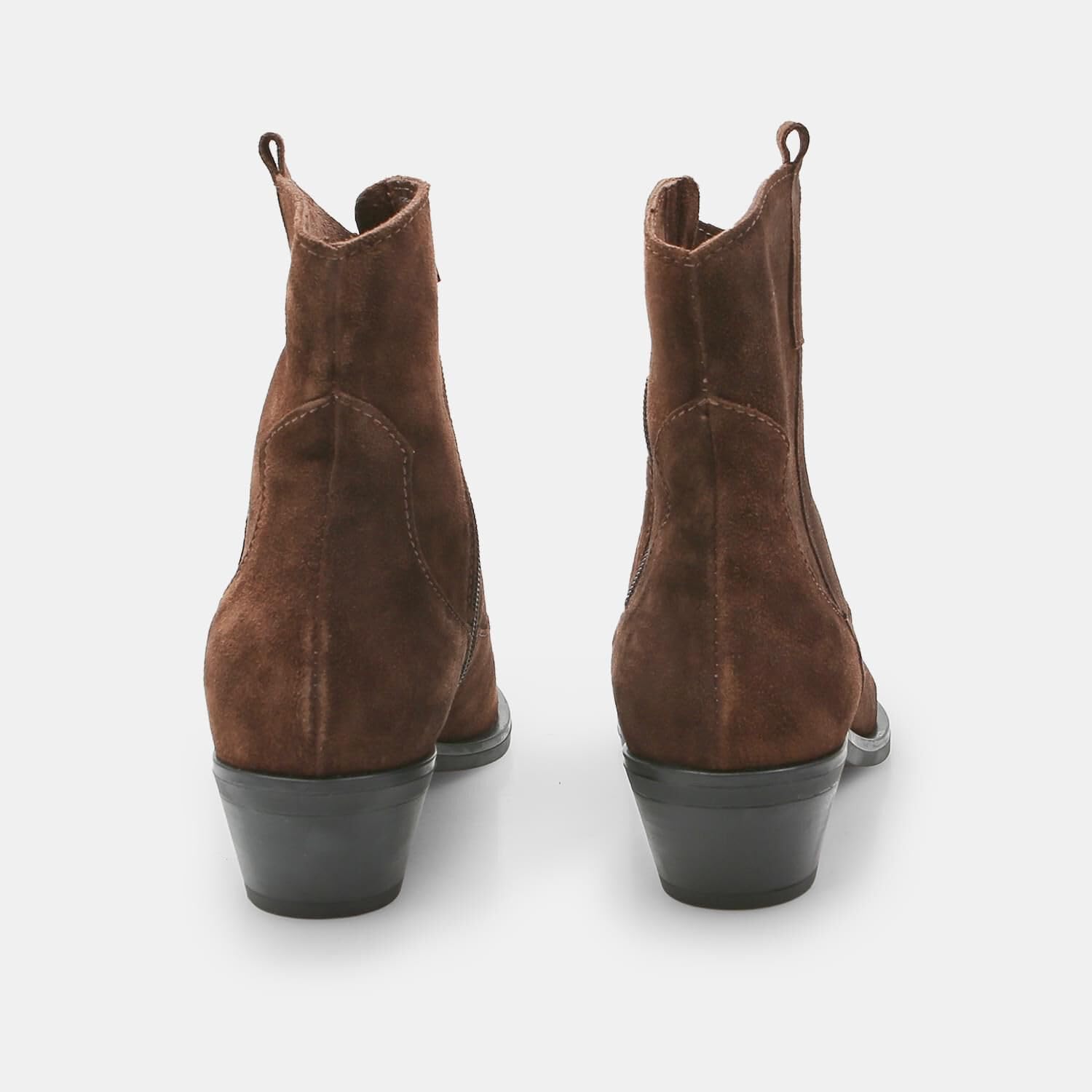 Bata Bottines cow-boy femme en daim 36 EU à talon