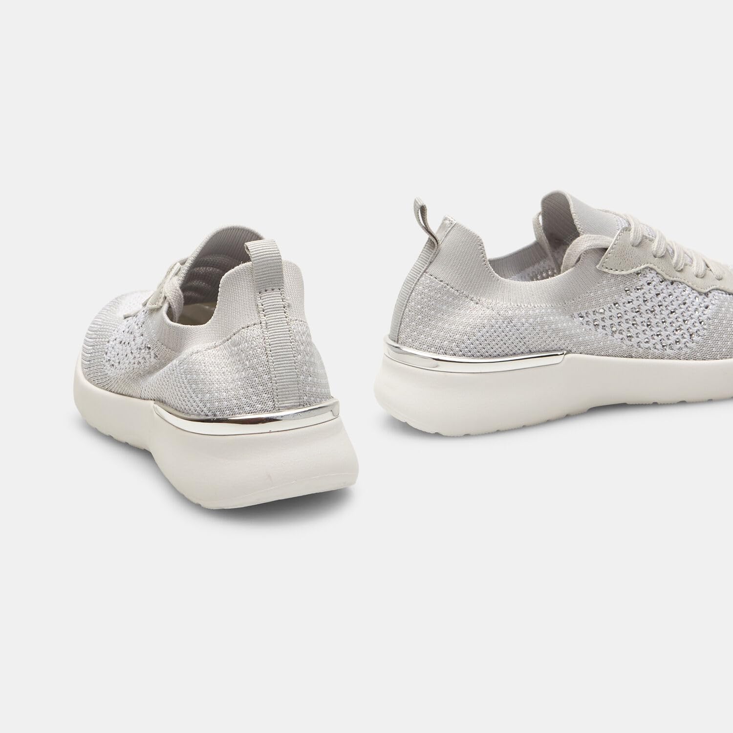 Bata Tricot Ajouré Baskets à Lacets Plates Légères