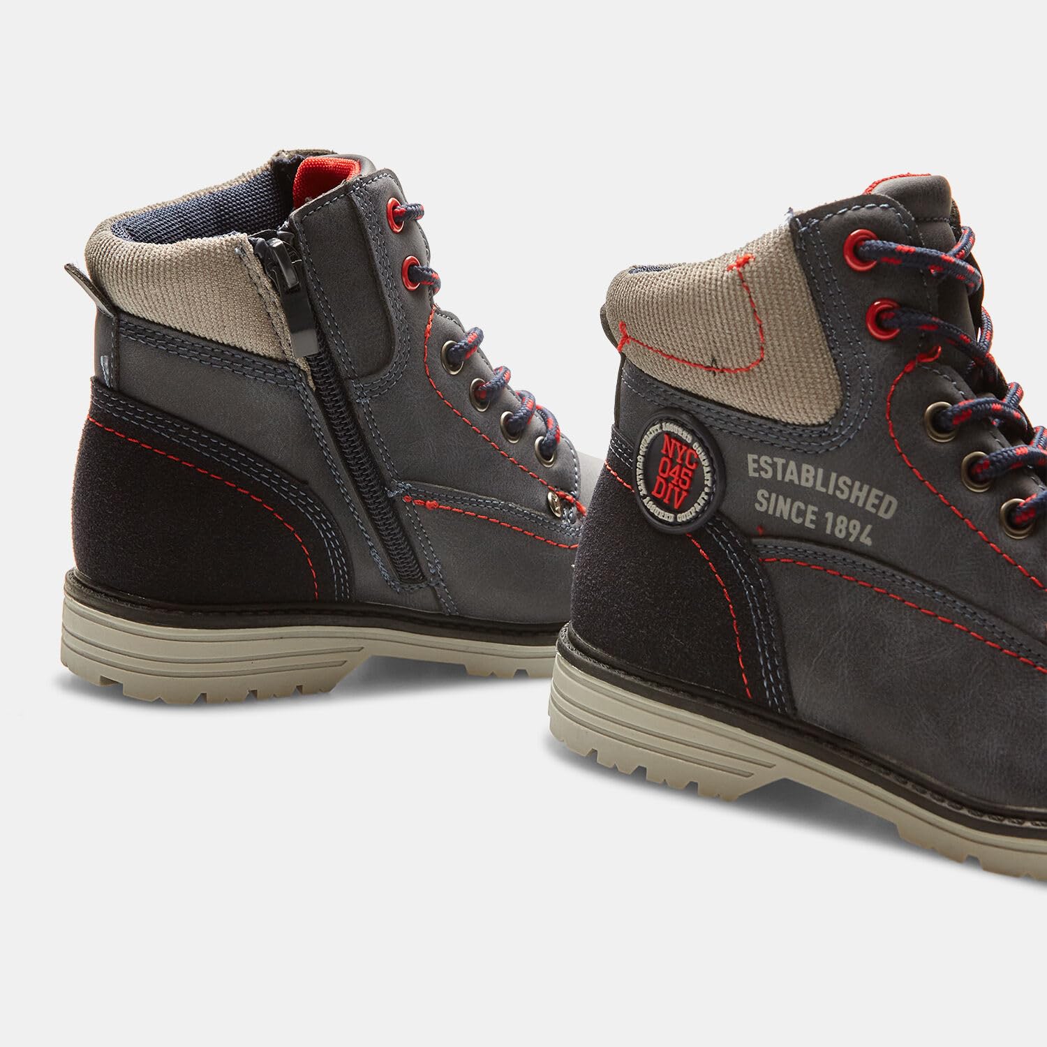 Bata Bottines garçon effet cuir montantes