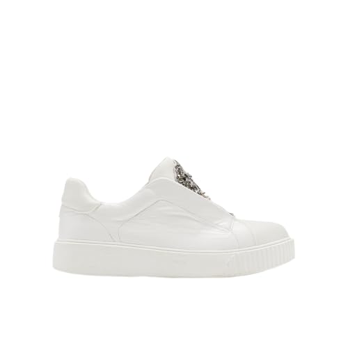Bata Sneakers effet cuir décor bijou baskets femme