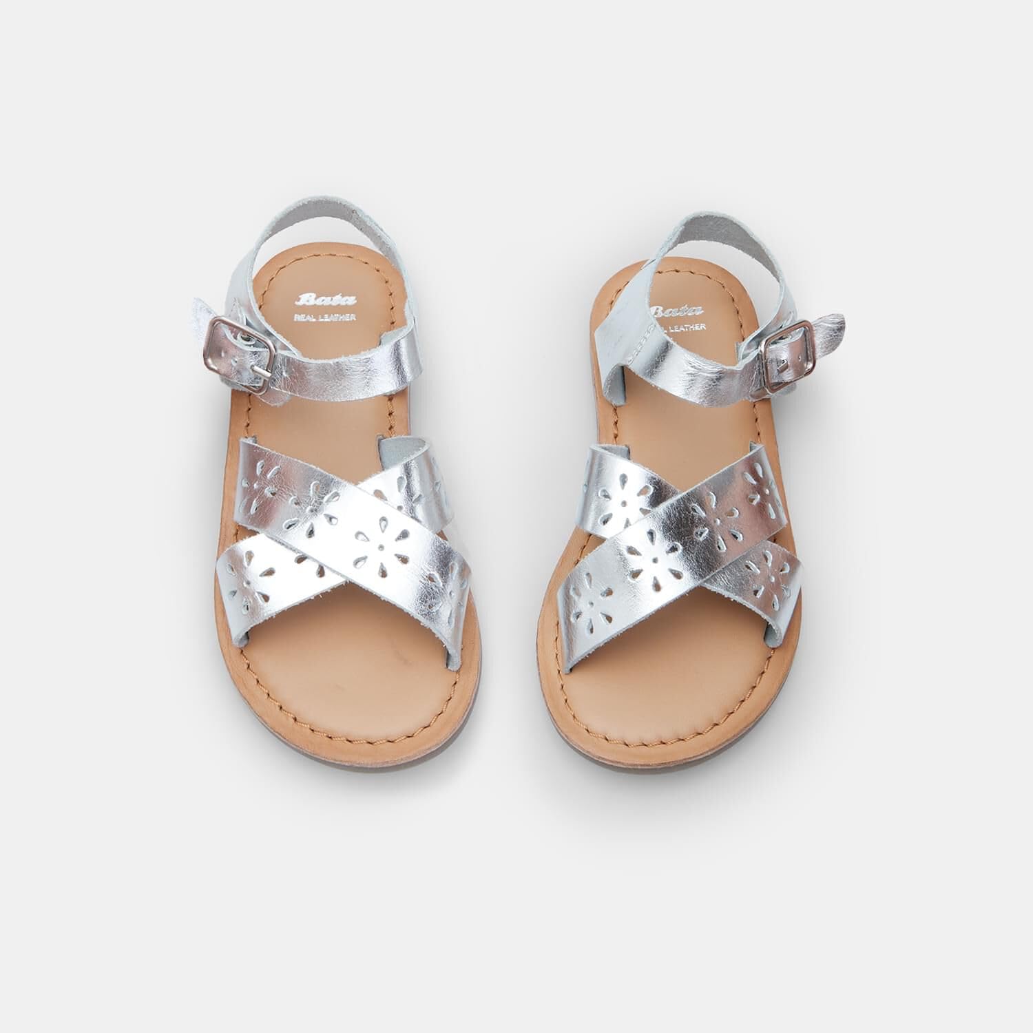 Bata Sandales fille légères plates confort été
