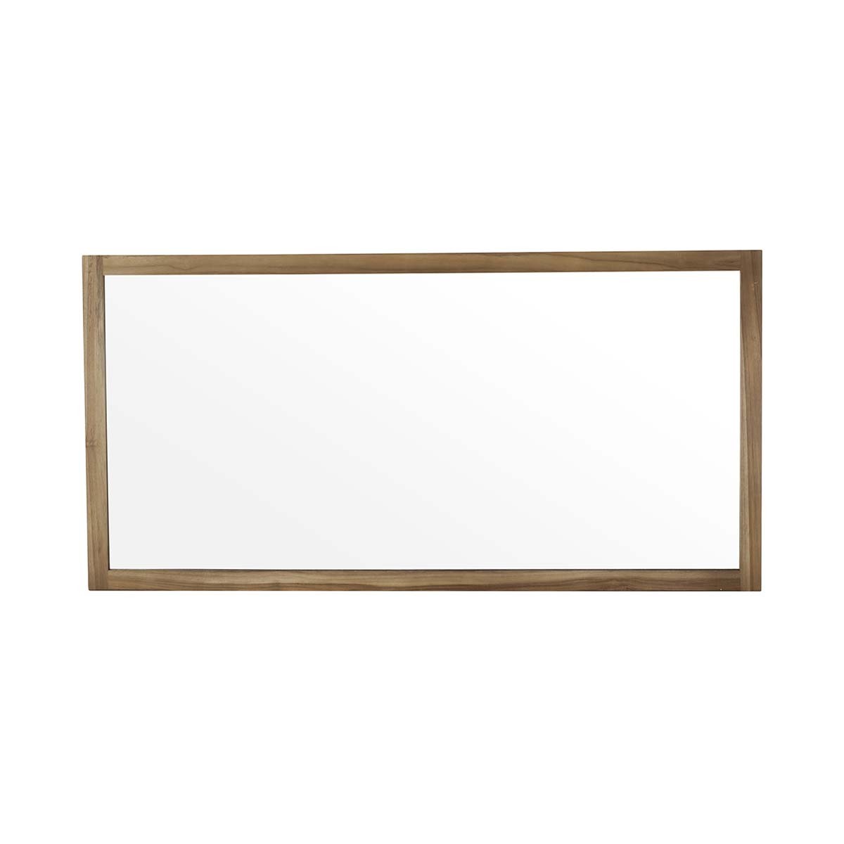 Berah Getah miroir teck massif 160x80 cm rectangulaire