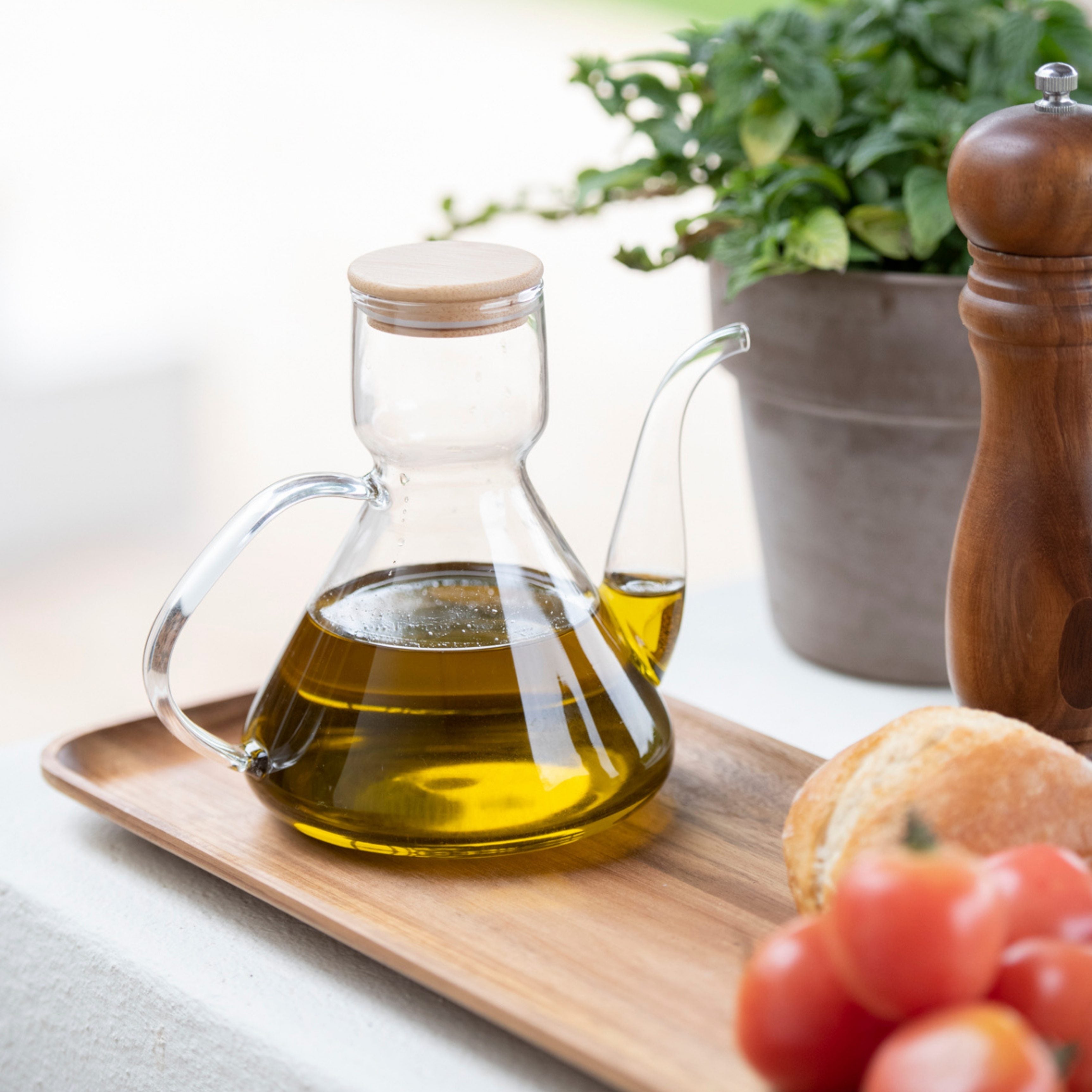 Andrea House Cocina plateau bois d'acacia naturel