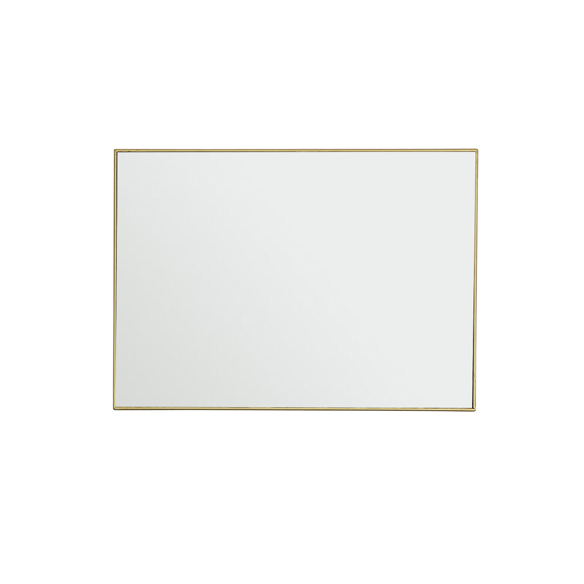 Berah Getah Luna miroir doré métal 70x50 cm