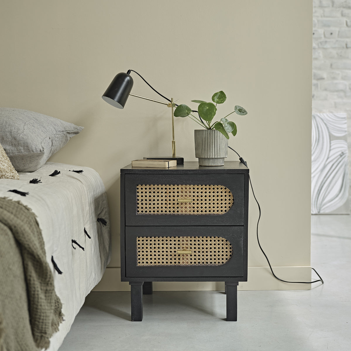 Berah Getah Chambre ZULMA chevet manguier 45 cm